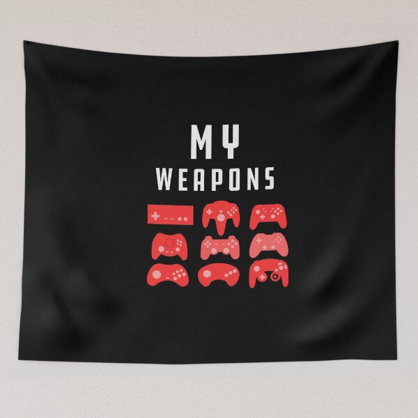 Item preview, GAMING IS MY WEAPON SHIRT designed and sold by CYGIS STORE.