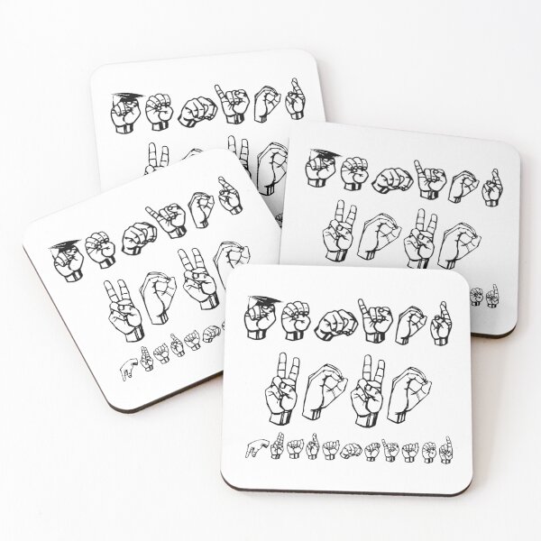 Item preview, Senior 2020 Quarantined ASL hand sign Language  designed and sold by kader85.