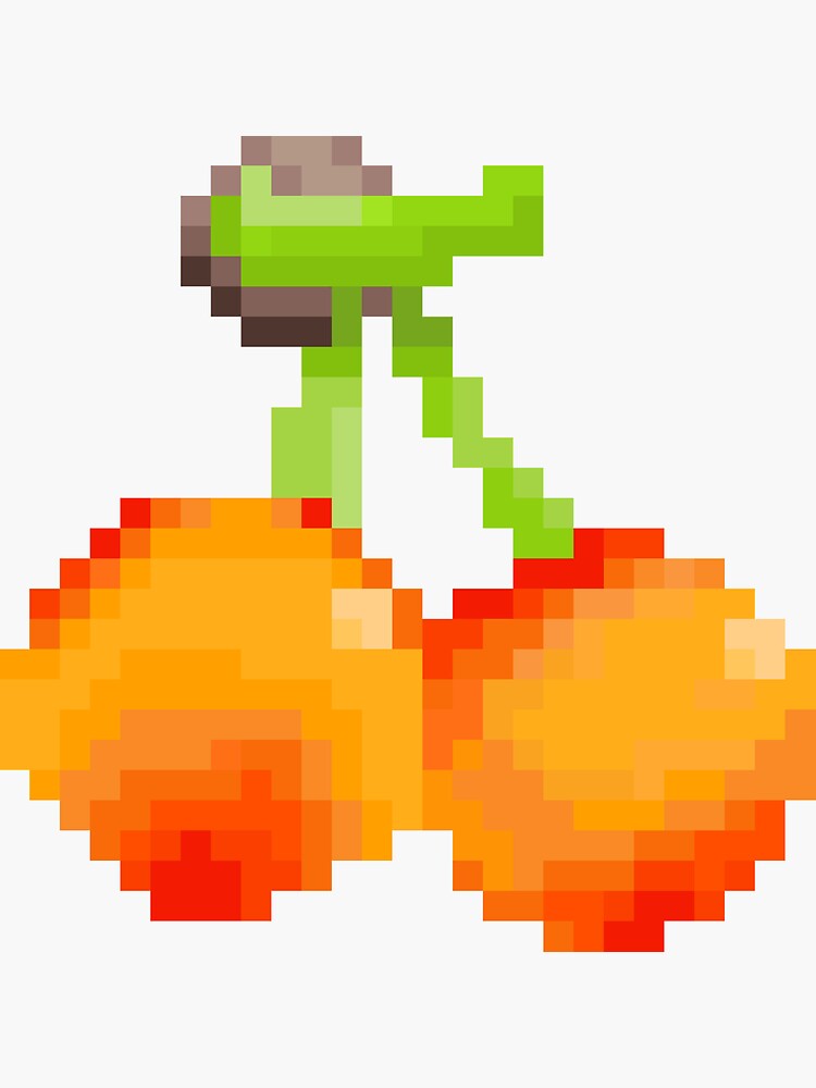 "Pixel Cherry Lamp ACNH" Sticker for Sale by Isacrossing Redbubble