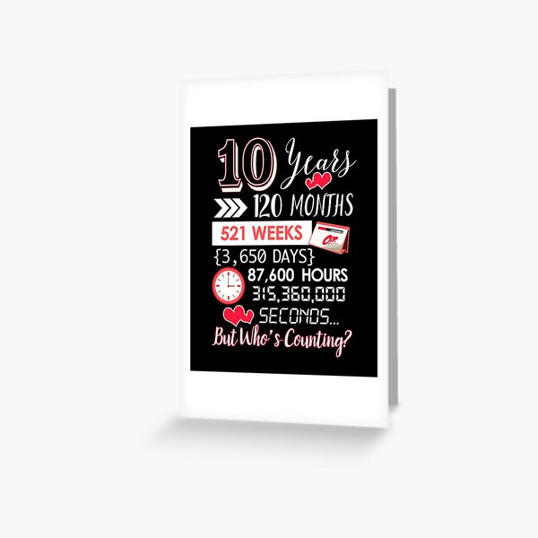 Item preview, 10 Years of Marriage - Happily Married Couple - 10th Wedding Anniversary Gift designed and sold by zenspired.