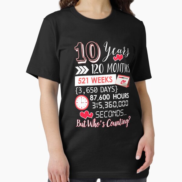 Item preview, 10 Years of Marriage - Happily Married Couple - 10th Wedding Anniversary Gift designed and sold by zenspired.