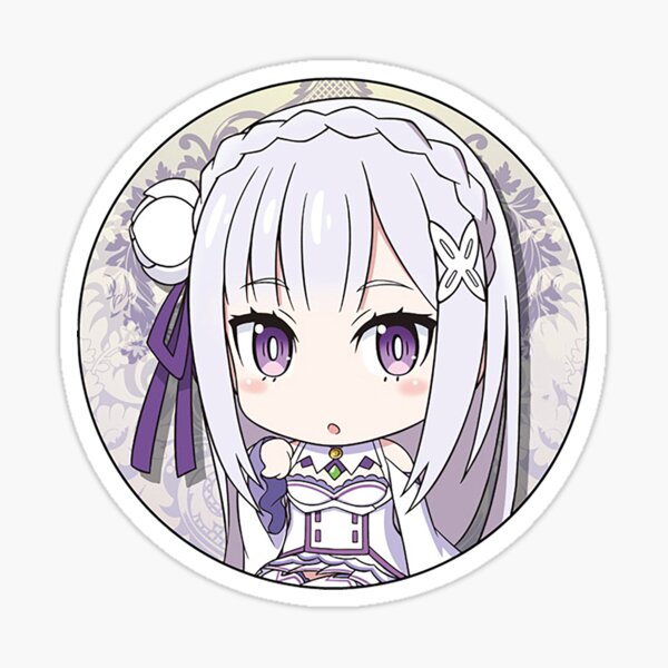 Emilia Rezero Stickers Redbubble