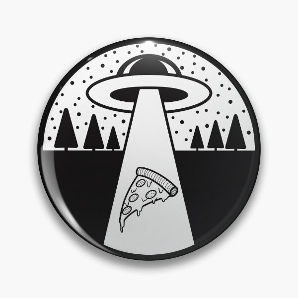 Item preview, Ufo loves pizza designed and sold by Saphirtattoos.