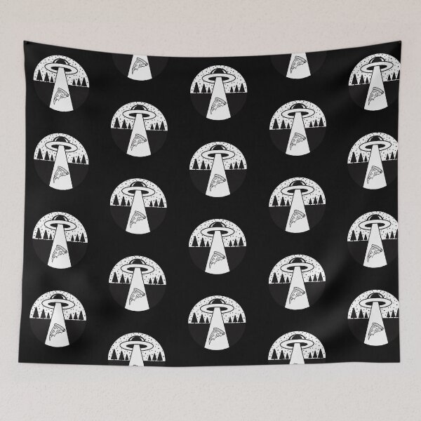 Item preview, Ufo loves pizza designed and sold by Saphirtattoos.