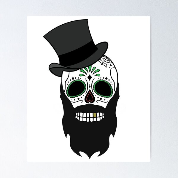 Item preview, Beard skull designed and sold by Davidfs.