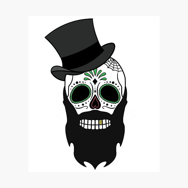 Item preview, Beard skull designed and sold by Davidfs.