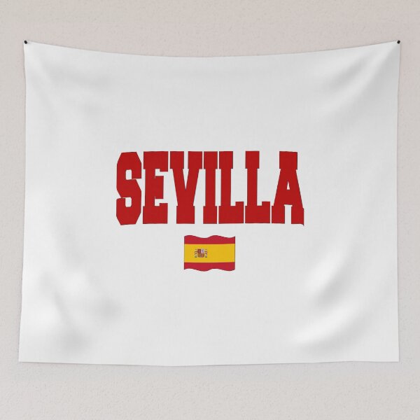 Item preview, Sevilla with Spanish flag designed and sold by AllShirts21.