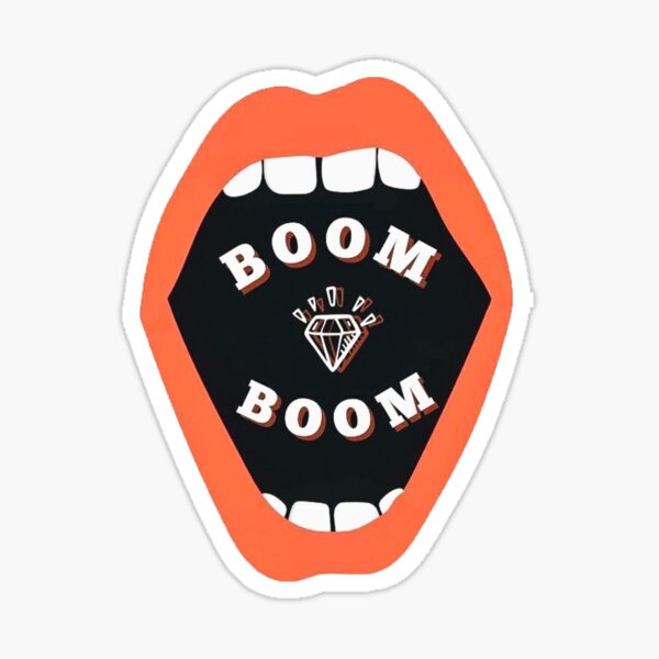 Boom Boom Mouth Sticker