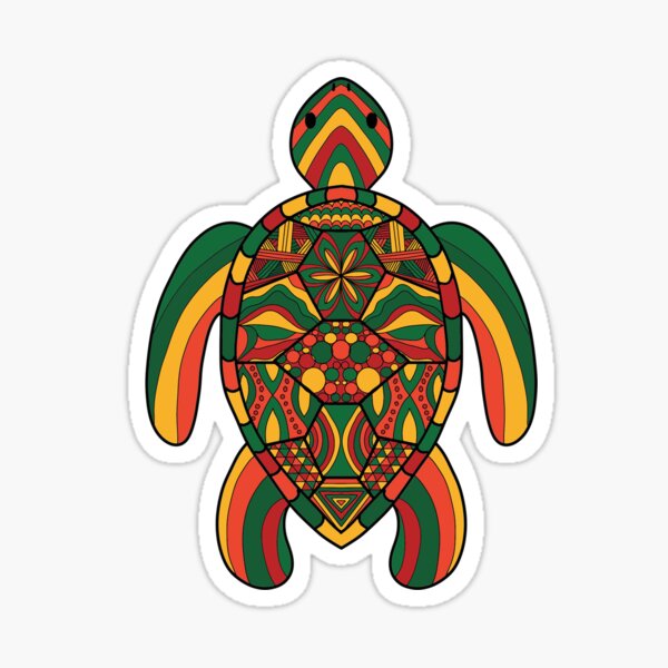 Artikel-Vorschau von Trippy Turtle (rot), designt und verkauft von pfahey.