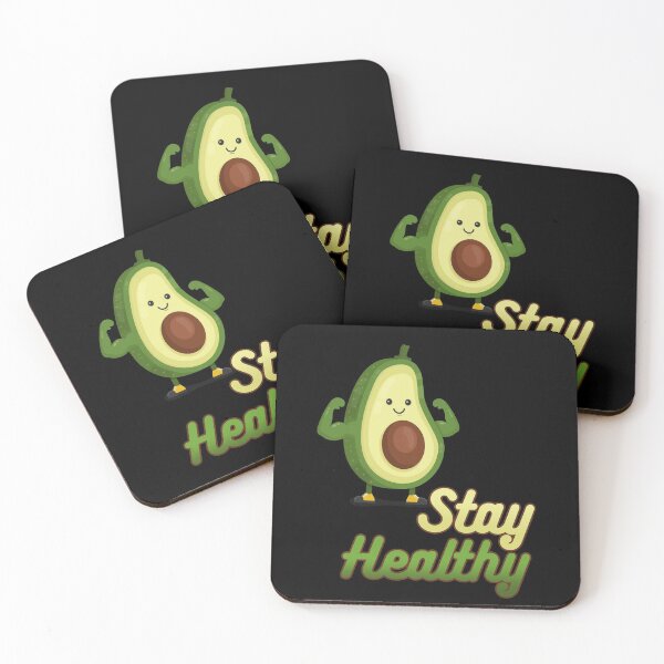 Item preview, Avocado Stay Healthy Fitness Healthy Workout designed and sold by JonasDesign.
