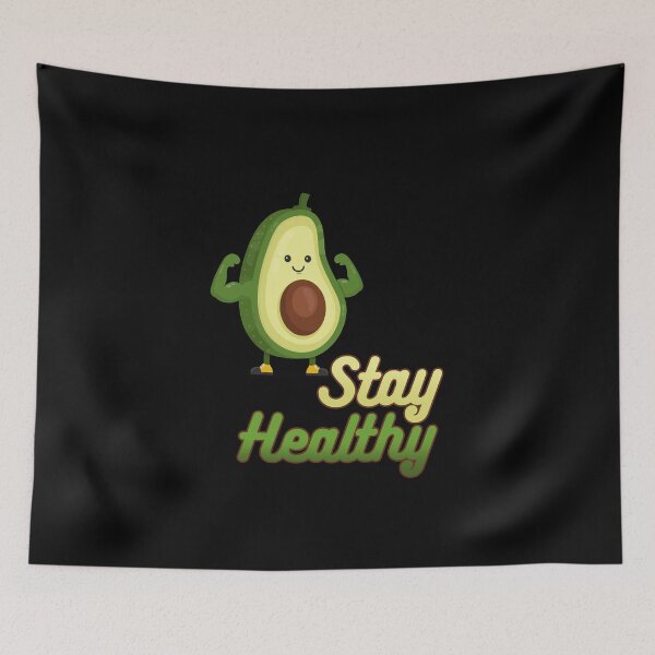 Item preview, Avocado Stay Healthy Fitness Healthy Workout designed and sold by JonasDesign.