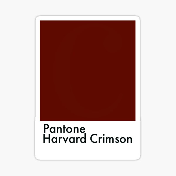 Harvard crimson Sticker