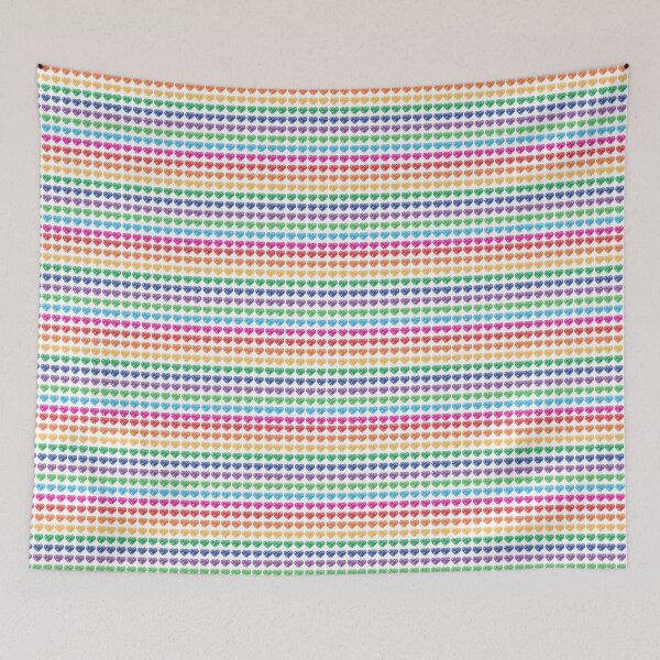Item preview, Rows of hearts designed and sold by drawbey.