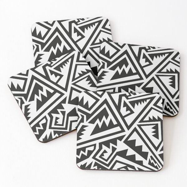 Item preview, Navajo Indian Pattern Design Black on White designed and sold by Stephen Chambers / The Pop Art Factory.