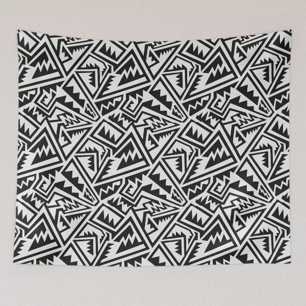Item preview, Navajo Indian Pattern Design Black on White designed and sold by Stephen Chambers / The Pop Art Factory.
