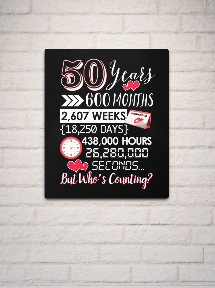 Amazon.com : 50 Years of Marriage Gift, Flower Theme Wedding Anniversary  Marriage Keepsake, Wedding Anniversary a Gifts for Parents, Lover Gift for  Couple Parent Women Mom Husband Wife, Acrylic -8 : Home & Kitchen