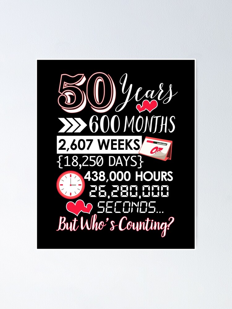 Funny Wedding Anniversary Gift 50 years Wedding Marriage Gift