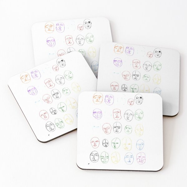 Item preview, Les visages designed and sold by Aude Favatier.