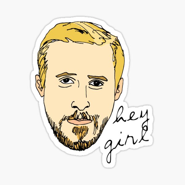 Hey Girl, Love Your Tee Sticker