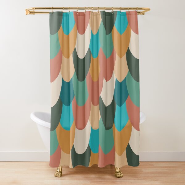 Autumn Mermaid Shower Curtain