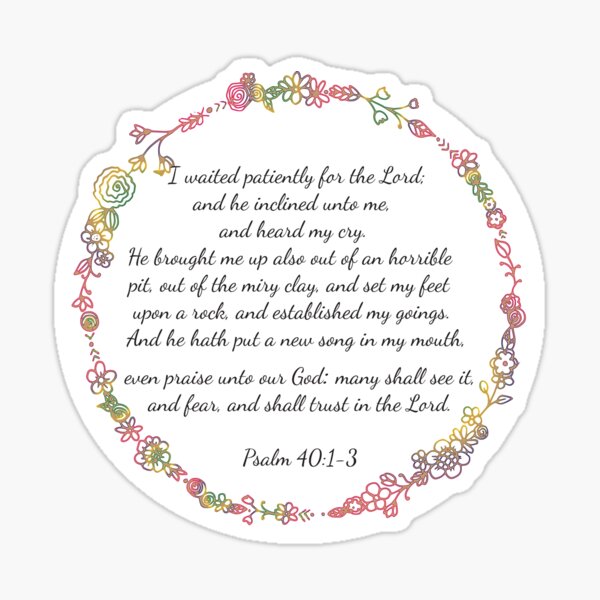 Item preview,  Psalm 40:1-3 designed and sold by neteor.
