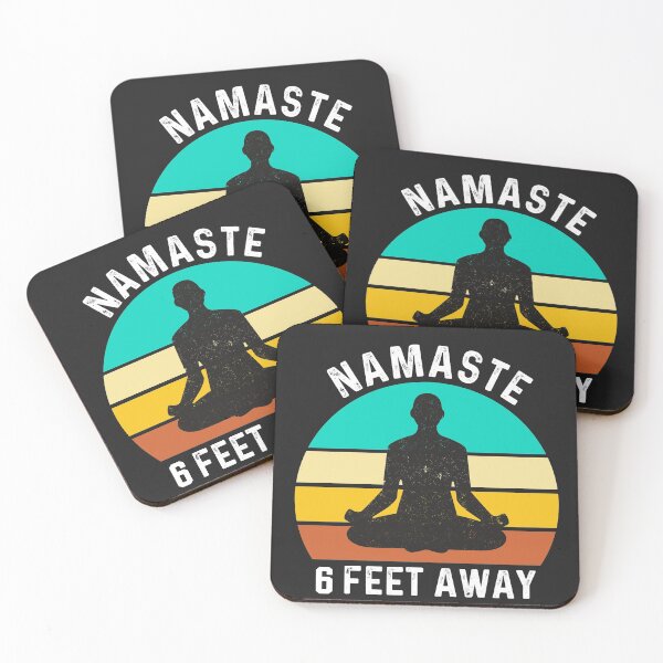 Item preview, Namastay 6 Feet Away #1 designed and sold by SalahBlt.