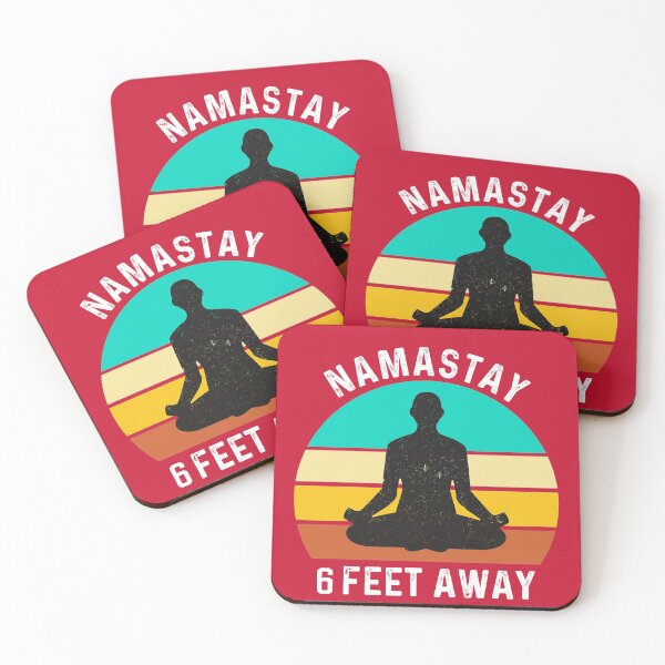 Item preview, Namastay 6 Feet Away #4 designed and sold by SalahBlt.