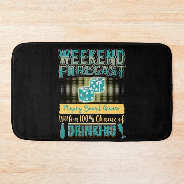 Item preview, Weekend Forecast Board Games and Drinking designed and sold by Dan66.
