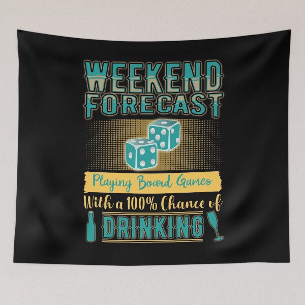 Item preview, Weekend Forecast Board Games and Drinking designed and sold by Dan66.