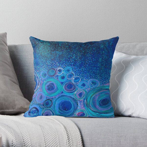 The Sound Of The Sea Throw Pillow