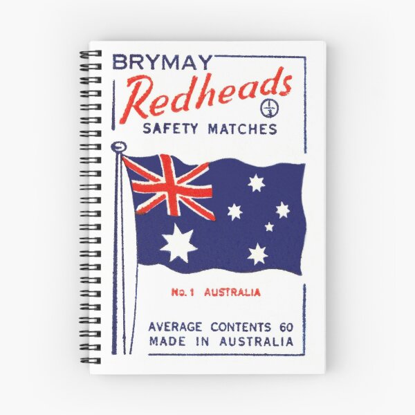 Item preview, Brymay REDHEADS Matchbox Labels Flags designed and sold by Duncan-Mac.