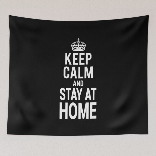 Item preview, Keep Calm and Stay At Home designed and sold by MAS-S.