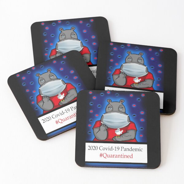 Item preview, Quarantined together, saving lives designed and sold by Hippogal.