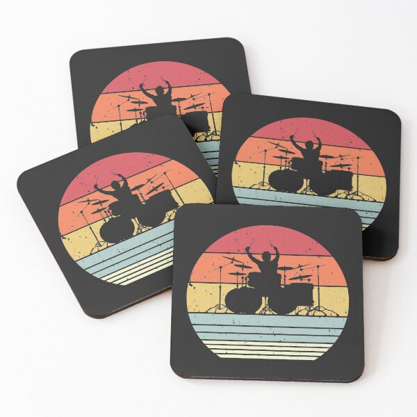 Item preview, Drummer Print. Retro Style Drum Player Graphic designed and sold by PackAPunch.