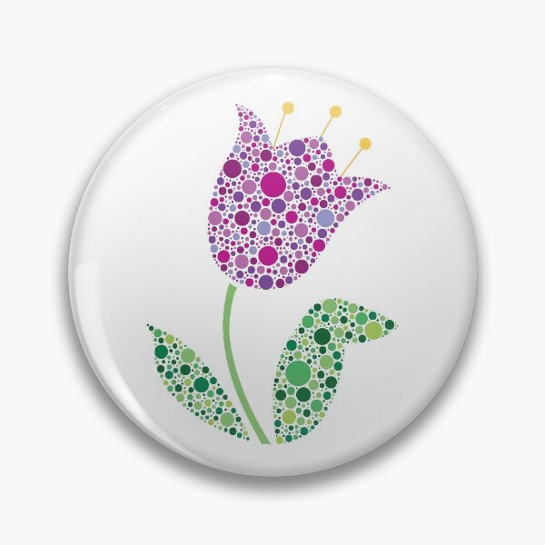 Item preview, Purple Dot Tulip designed and sold by kjeppson.