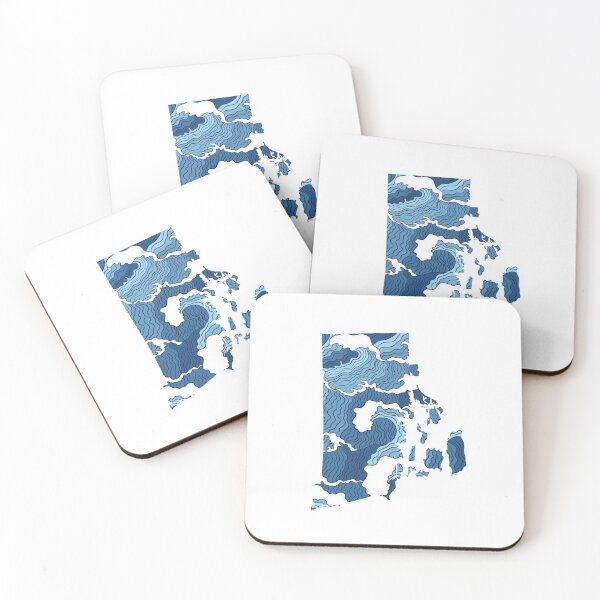 Item preview, Rhode Island Aesthetic Waves designed and sold by larakoelliker.