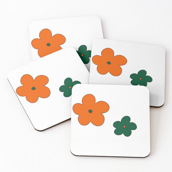 Item preview, University of Miami Flowers- Cute UMiami Green and Orange Daisies designed and sold by Pfeifer Hill.