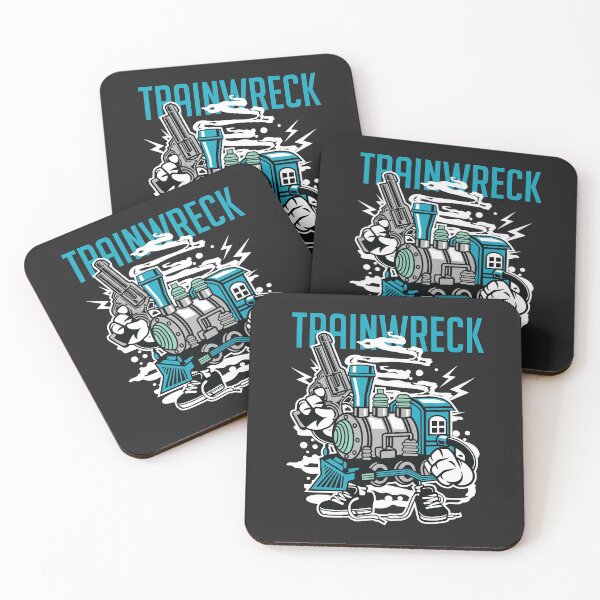 Item preview, Weed Strain Cartoon Characters, Trainwreck Print designed and sold by PackAPunch.