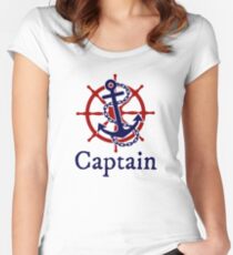 Captain Women's Fitted Scoop T-Shirt