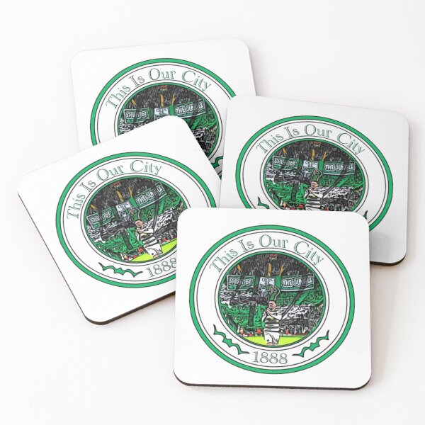 Unofficial Celtic FC - This is our city Coasters (Set of 4)