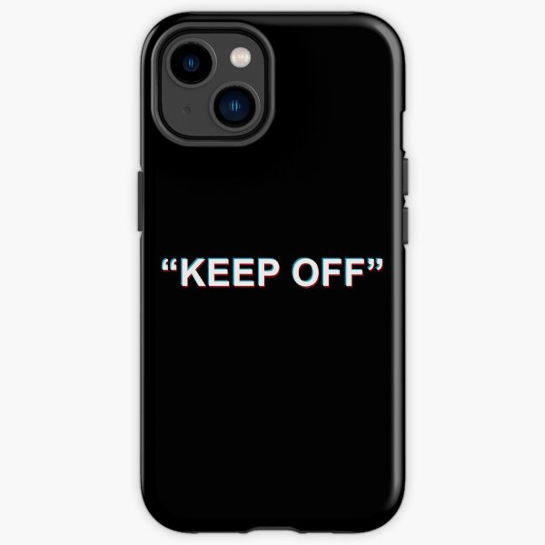 ⭐️ Keep off white Funda resistente para iPhone