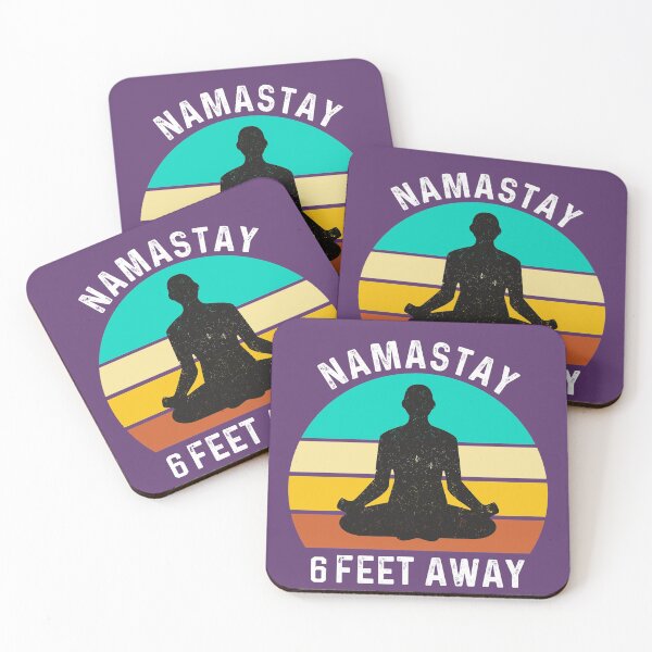 Item preview, Namastay 6 Feet Away #8 designed and sold by SalahBlt.