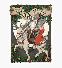 Nordic Santa - Red Photographic Print