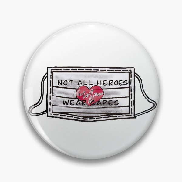 Item preview, Not all Heroes wear capes - Face mask  designed and sold by aadventures.