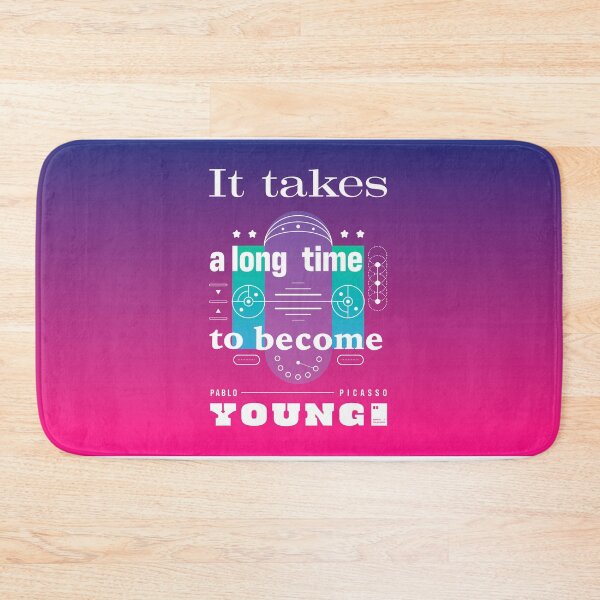 Item preview, It takes a long time to become young designed and sold by quotesonposters.