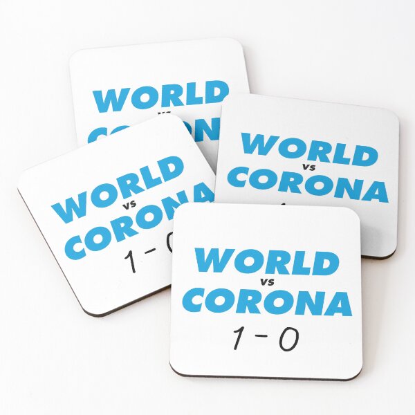Item preview, WORDL VS CORONA - 1-0 COVID 19  designed and sold by Tropical Blood.