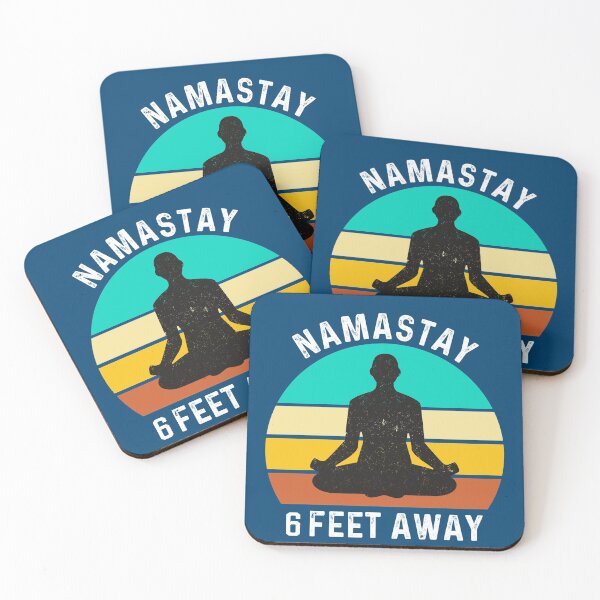 Item preview, Namastay 6 Feet Away #9 designed and sold by SalahBlt.