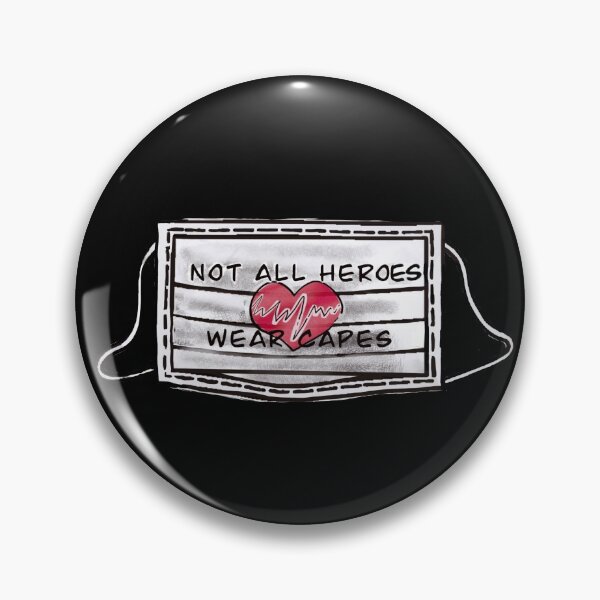 Item preview, Not all Heroes wear capes - Face mask  designed and sold by aadventures.