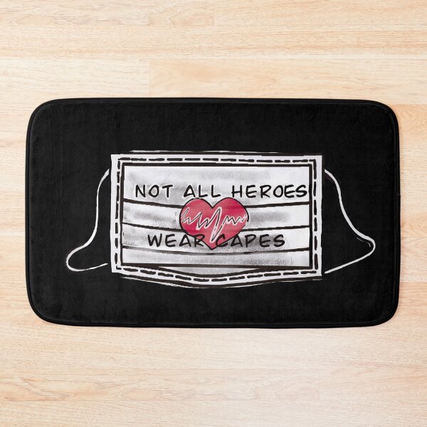 Item preview, Not all Heroes wear capes - Face mask  designed and sold by aadventures.