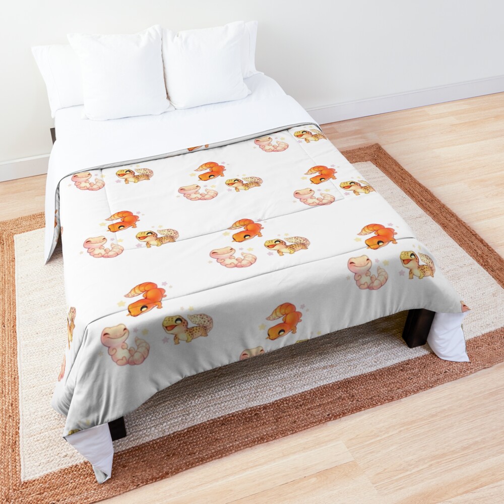 "Cute Leopard Gecko " Comforter by JocelynA20 Redbubble